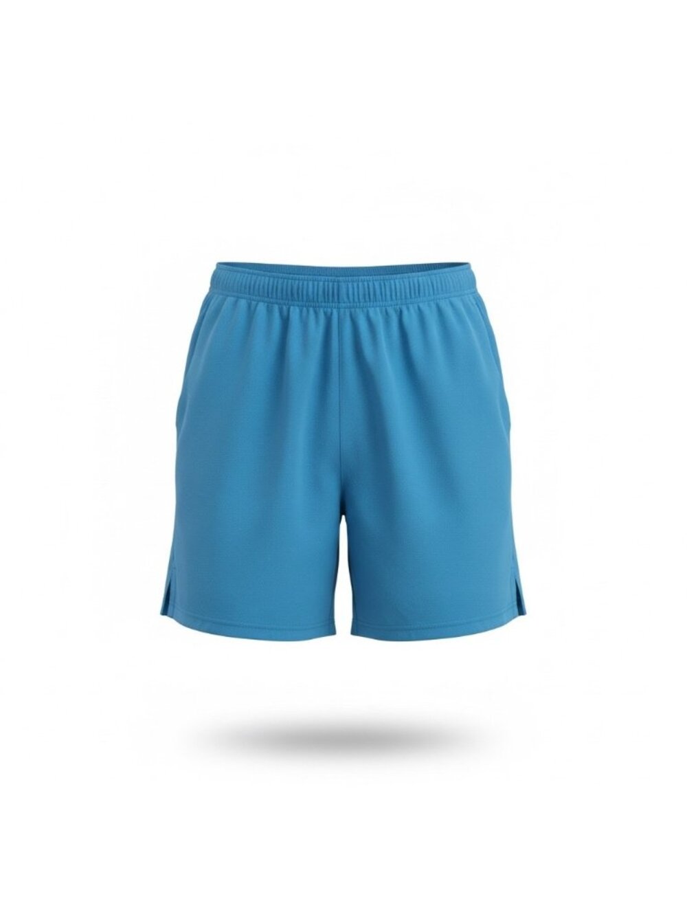 Nike Mens Blue Dri-Fit Athletic Shorts Standard Fit Comfortable Design Size L
